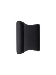 Glacier 1 1/2 inch Cabinet Knob in Flat Black.